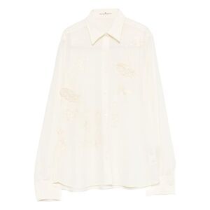 ERMANNO SCERVINO Intricate Lace Detail Button-Front Shirt Women WHITE Shirts